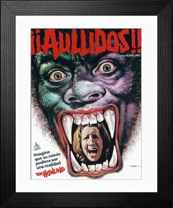 Framed Print : THE HOWLING, (aka AULLIDOS), 1981, Avco Embassy / courtesy Everett Collection