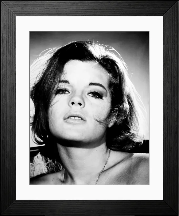 Framed Print : Romy Schneider, ca. 1964