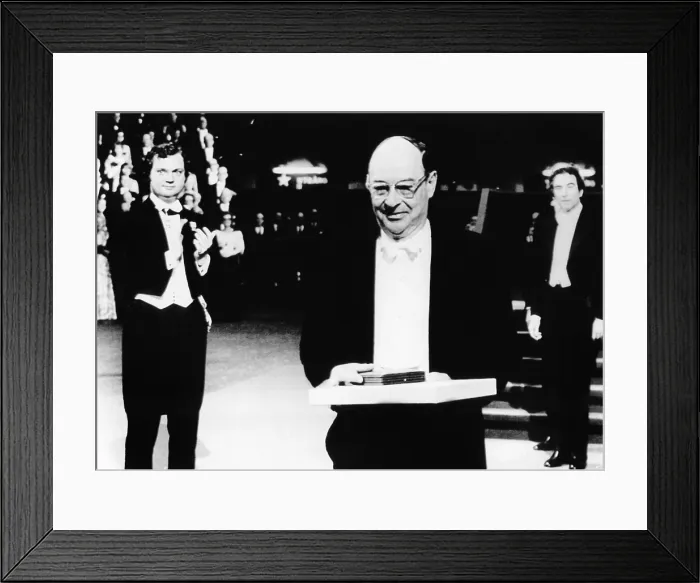 Framed Print : American Prof. John Bardeen, 64, receive Nobel Prize in physics, Dec. 10, 1972. He shared his second physics Nobel prize with Leon N Framed Print : American Prof. John Bardeen, 64, receive Nobel Prize in physics, Dec. 10, 1972. He shared his second physics Nobel prize with Leon N