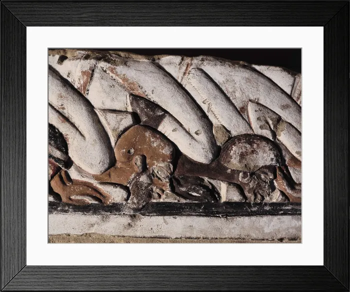 Framed Print : Two foreign delegates postrated before Akhenaten. 1379 - 1362 BC. Egyptian art. New Kingdom. Painting. EGYPT. Cairo. Egyptian Museum. Proc: EGYPT. Karnak Framed Print : Two foreign delegates postrated before Akhenaten. 1379 - 1362 BC. Egyptian art. New Kingdom. Painting. EGYPT. Cairo. Egyptian Museum. Proc: EGYPT. Karnak