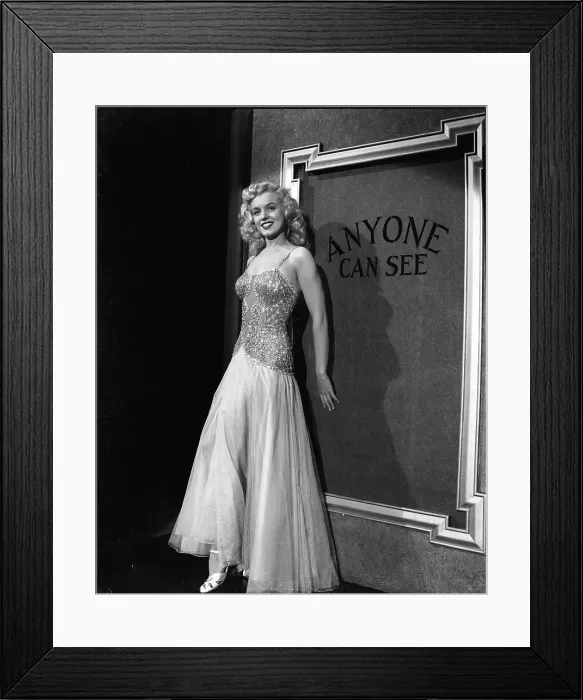 Framed Print : Marilyn Monroe in a publicity shot for LADIES OF THE CHORUS, 1948 - Photo: Courtesy Everett Collection Framed Print : Marilyn Monroe in a publicity shot for LADIES OF THE CHORUS, 1948 - Photo: Courtesy Everett Collection