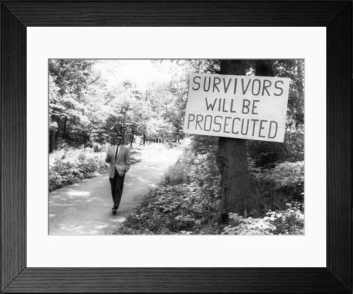 Framed Print : American Nazi George Lincoln Rockwell when running for Governor of Virginia as an independent. He received only 5, 730 votes