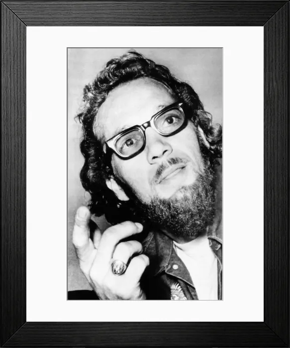 Framed Print : Ralph Sonny Barger, Hells Angel's leader in June 1970. He was a founding member of the Oakland, California, chapter of the Hells Angels Motorcycle Club in 1957