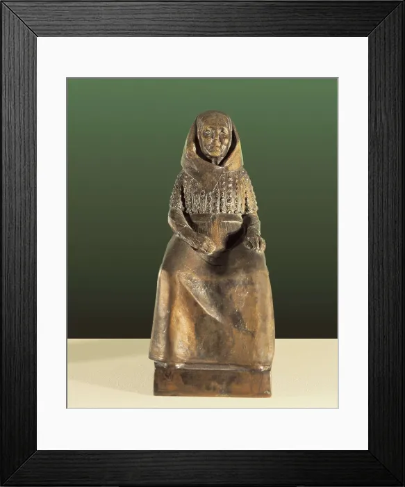 Framed Print : HUGUE, Manolo (1872-1945). Madame Justafre. 1919. Sculpture on bronze. Private Collection. AISA / Everett Collection - Image has fine art copyright Framed Print : HUGUE, Manolo (1872-1945). Madame Justafre. 1919. Sculpture on bronze. Private Collection. AISA / Everett Collection - Image has fine art copyright