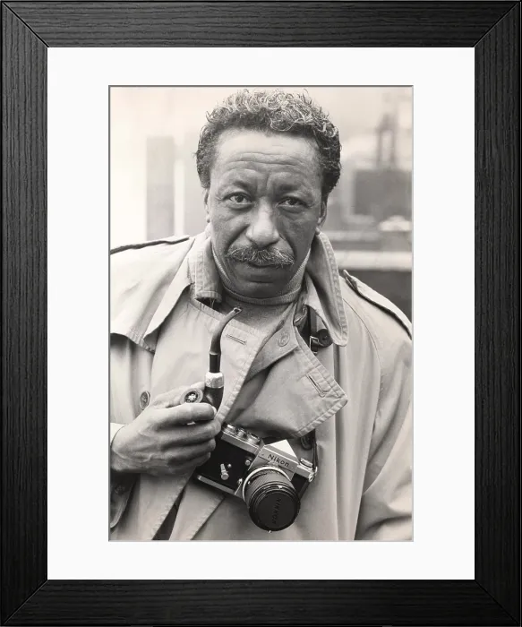 Framed Print : Gordon Parks Jr. African American master photographer in 1968