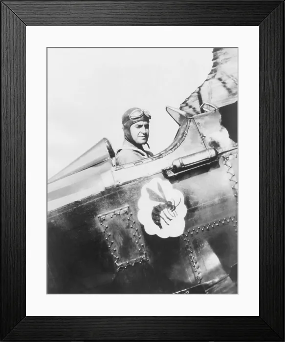Framed Print : Lieut. Curtis LeMay as a pursuit pilot stationed in Hawaii in the 1930s. (CSU_2015_8_531)
