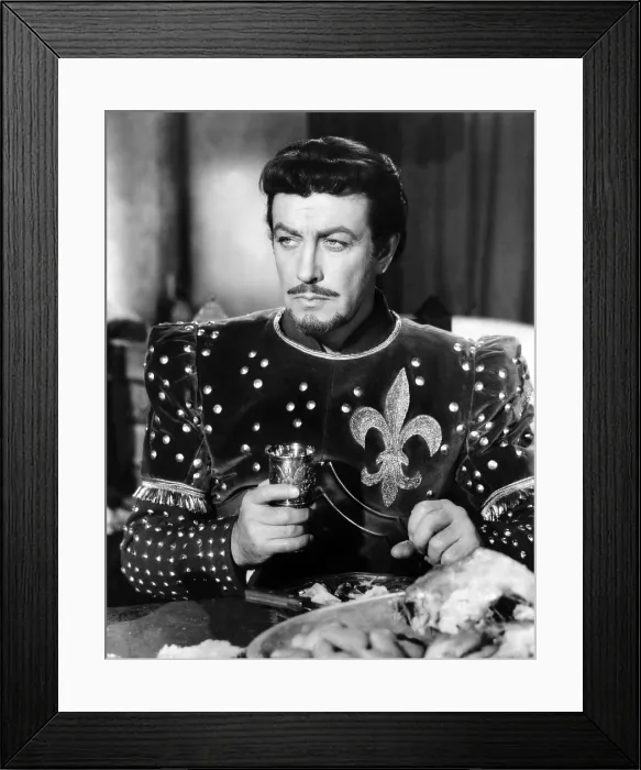 Framed Print : THE ADVENTURES OF QUENTIN DURWARD, (aka QUENTIN DURWARD), Robert Taylor, 1955