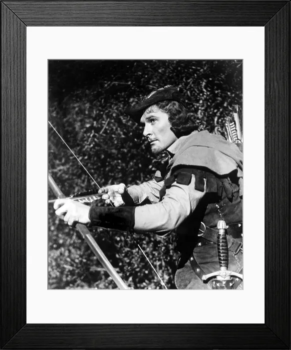 Framed Print : THE ADVENTURES OF ROBIN HOOD, Errol Flynn, 1938
