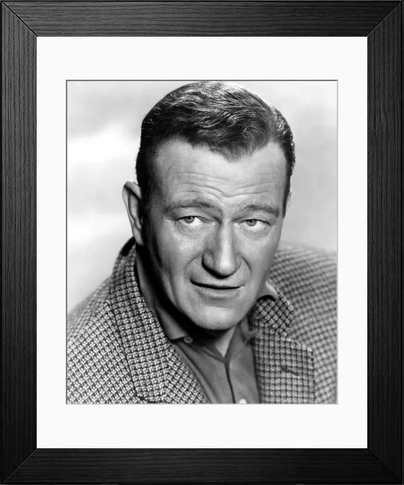 Framed Print : John Wayne, Warner Brothers, 1952 Framed Print : John Wayne, Warner Brothers, 1952