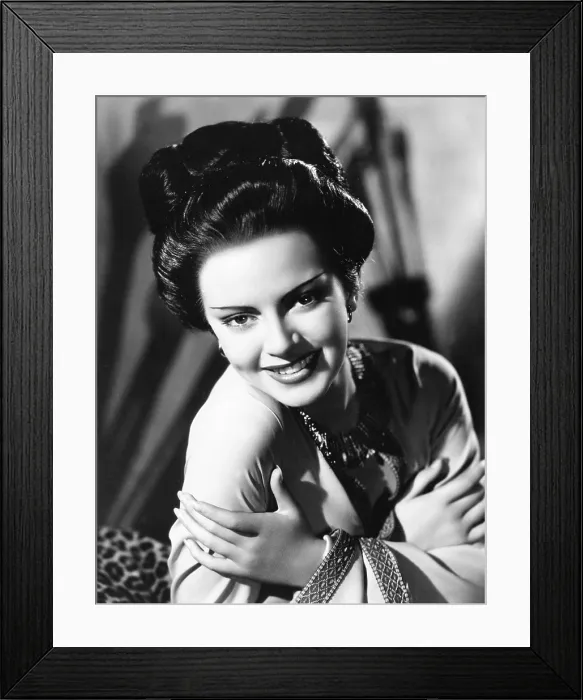 Framed Print : THE ADVENTURES OF MARCO POLO, Lana Turner, 1938