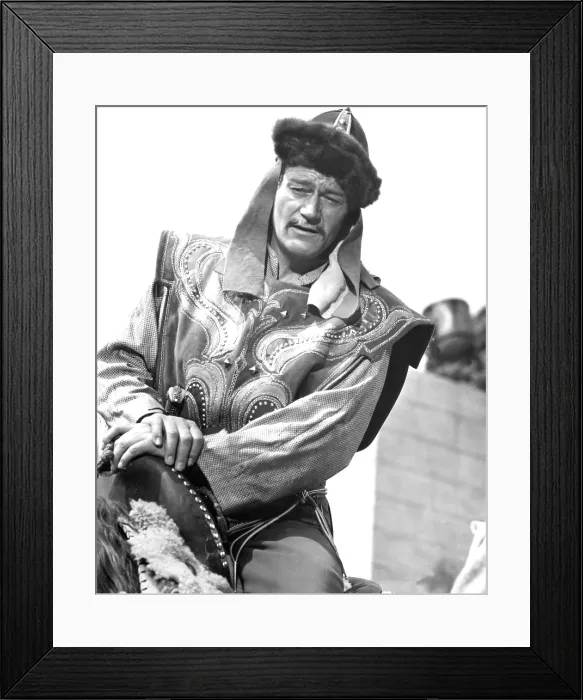 Framed Print : THE CONQUEROR, John Wayne, 1956