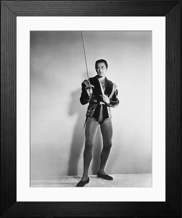 Framed Print : ADVENTURES OF DON JUAN, Errol Flynn, 1948