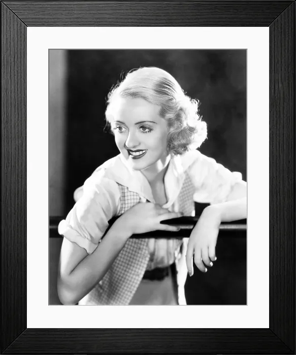 Framed Print : THE RICH ARE ALWAYS WITH US, Bette Davis, 1932
