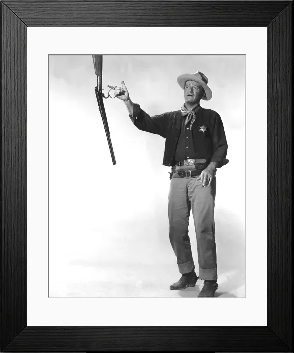 Framed Print : RIO BRAVO, John Wayne, 1959 Framed Print : RIO BRAVO, John Wayne, 1959