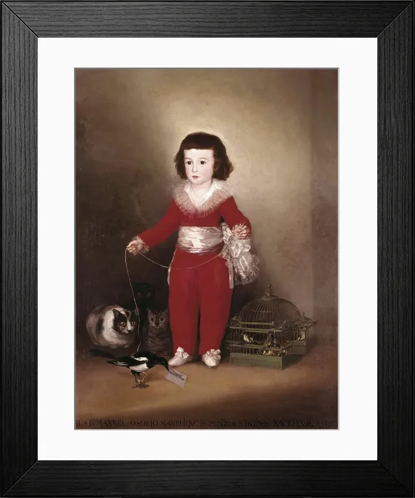 Framed Print : GOYA Y LUCIENTES, Francisco de (1746-1828). Manuel Osorio Manrique de Zuiga. 1778. Oil on canvas. UNITED STATES OF AMERICA. New York City. Metropolitan Museum of Art