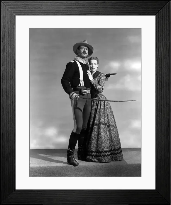 Framed Print : RIO GRANDE, John Wayne, Maureen O'Hara, 1950 Framed Print : RIO GRANDE, John Wayne, Maureen O'Hara, 1950