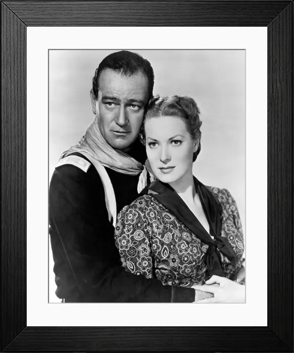 Framed Print : RIO GRANDE, John Wayne, Maureen O'Hara, 1950 Framed Print : RIO GRANDE, John Wayne, Maureen O'Hara, 1950