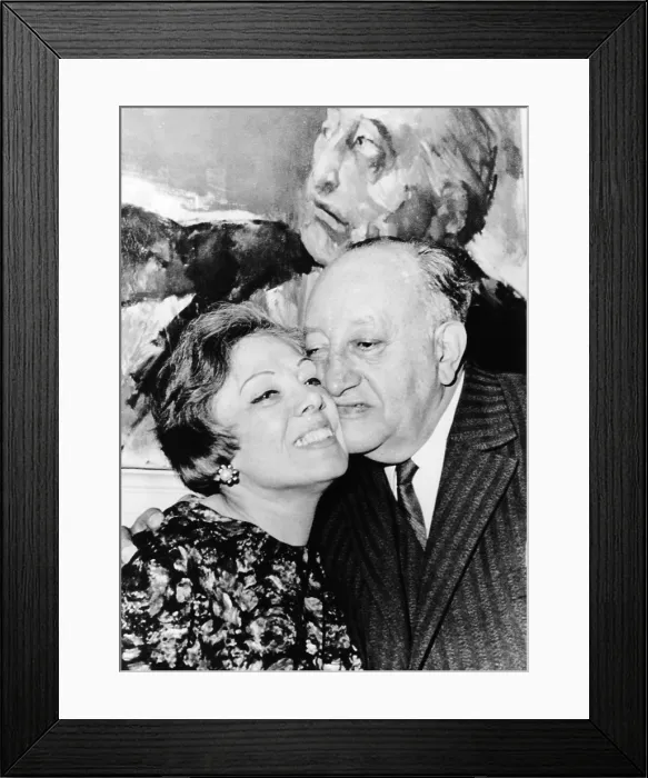 Framed Print : Guatemalan poet Miguel Angel Asturia with his wife Blanca Nora y Arau de Asturias Framed Print : Guatemalan poet Miguel Angel Asturia with his wife Blanca Nora y Arau de Asturias