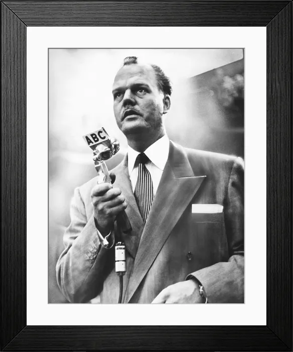 Framed Print : Paul Harvey was a conservative American radio broadcaster for the ABC Radio Networks in 1952. He broadcast on ABC from 1951 until 2008. (CSU_2015_7_439) Framed Print : Paul Harvey was a conservative American radio broadcaster for the ABC Radio Networks in 1952. He broadcast on ABC from 1951 until 2008. (CSU_2015_7_439)