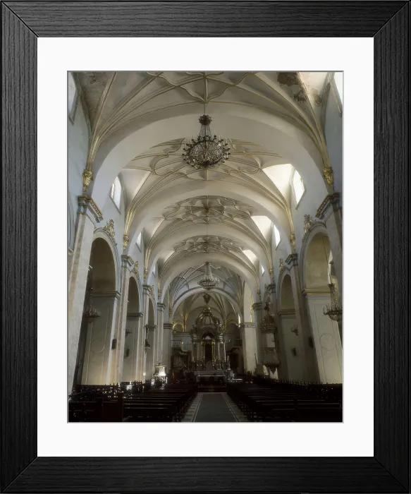 Framed Print : BOLIVIA. Sucre. Cathedral (1559). Central nave. AISA / Everett Collection**US SALES ONLY**