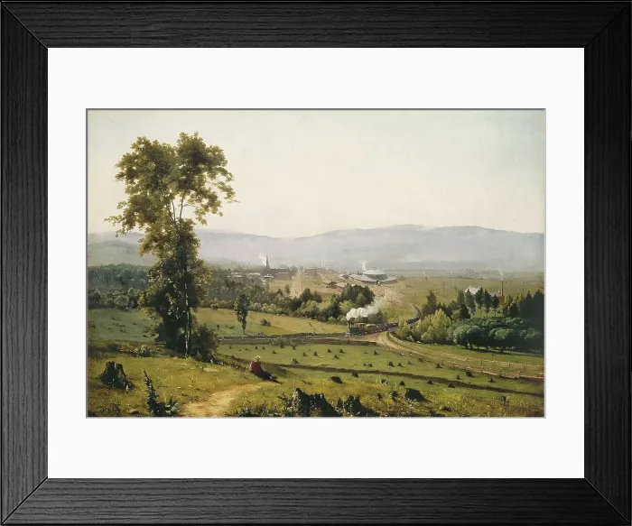 Framed Print : INNES, George (1825-1894). The Lackawanna Valley. ca. 1856. Oil on canvas. UNITED STATES OF AMERICA. Washington. National Gallery of Art. AISA / Everett Collection**US SALES ONLY** Framed Print : INNES, George (1825-1894). The Lackawanna Valley. ca. 1856. Oil on canvas. UNITED STATES OF AMERICA. Washington. National Gallery of Art. AISA / Everett Collection**US SALES ONLY**