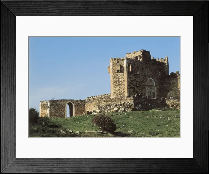 Framed Print : SPAIN. CASTILE-LA MANCHA. TOLEDO. San Martn de Montalbn. Montalbn Castle (1323). Architecture. AISA / Everett Collection**US SALES ONLY**