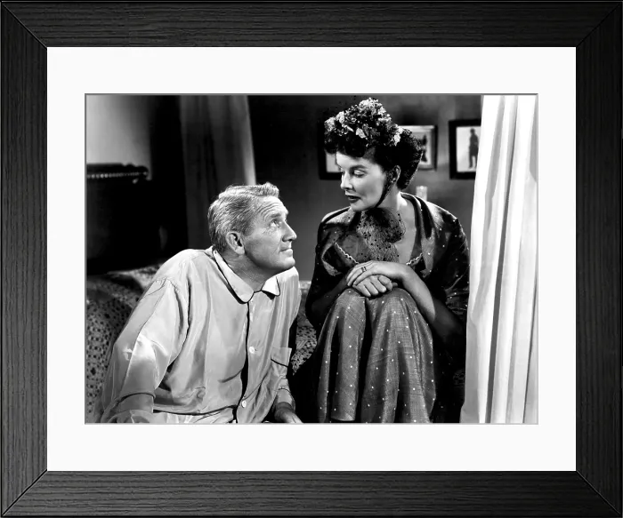 Framed Print : ADAM'S RIB, Spencer Tracy, Katharine Hepburn, 1949