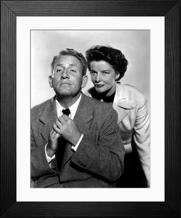 Framed Print : ADAM'S RIB, Spencer Tracy, Katharine Hepburn, 1949