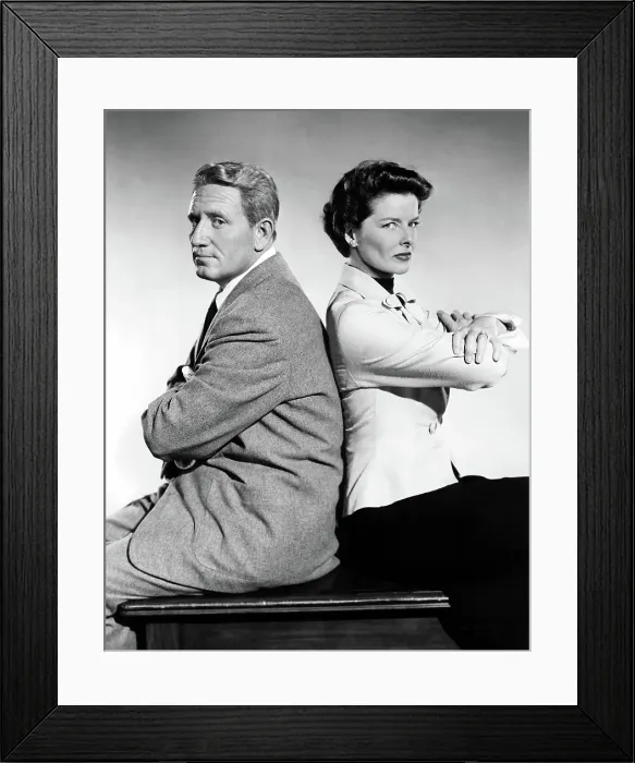 Framed Print : ADAM'S RIB, Spencer Tracy, Katharine Hepburn, 1949