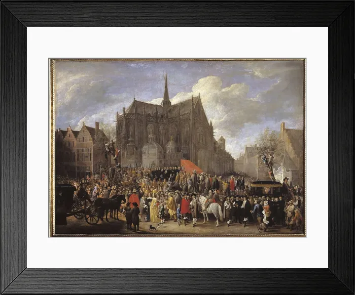 Framed Print : TENIERS II, David, 'the Younger' (1610-1690). Bird-shooting at Brussels. 1652. Flemish art. Oil on canvas. AUSTRIA. Vienna