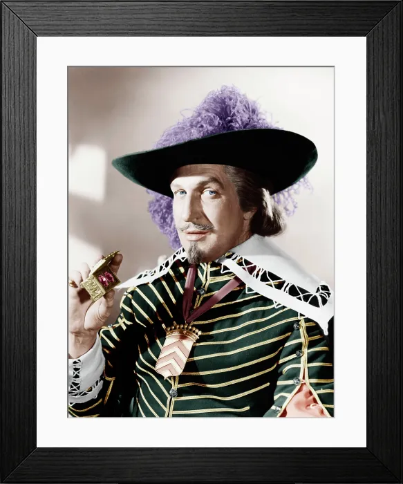 Framed Print : THE THREE MUSKETEERS, Vincent Price, 1948
