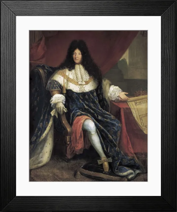 Framed Print : LOUIS XIV, called 'Le Roi Soleil' (1638-1715). Oil on canvas. FRANCE. Versailles. National Museum of Versailles. AISA / Everett Collection**US SALES ONLY**