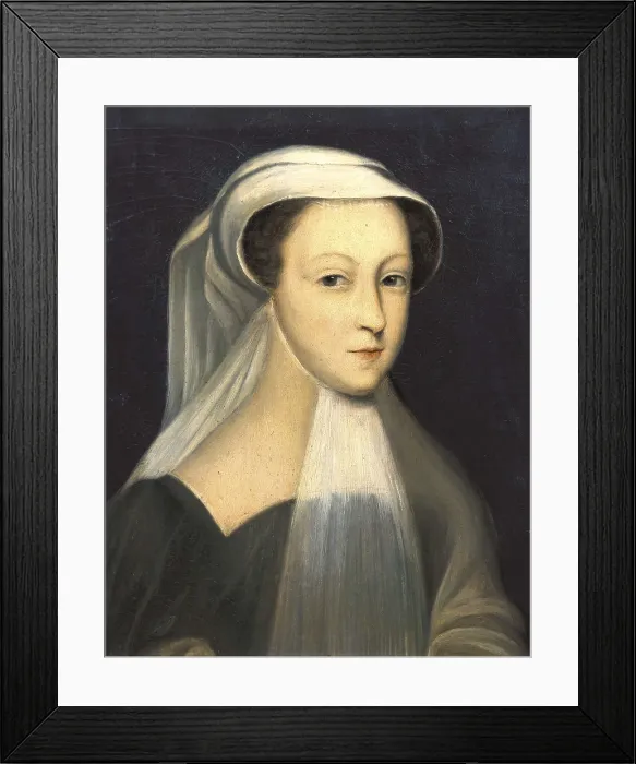 Framed Print : Mary (1542-1587). Painting. FRANCE. Versailles. National Museum of Versailles. AISA / Everett Collection**US SALES ONLY**