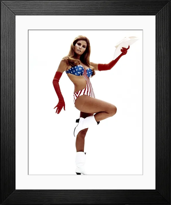 Framed Print : MYRA BRECKINRIDGE, key art, Raquel Welch, 1970. TM & Copyright 20th Century Fox. All rights reserved / courtesy Everett Collection