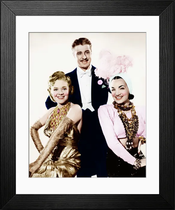 Framed Print : THAT NIGHT IN RIO, from left: Alice Faye, Don Ameche, Carmen Miranda, 1941. 20th Century Fox-Film Corporation, TM & Copyright / courtesy Everett Collection Framed Print : THAT NIGHT IN RIO, from left: Alice Faye, Don Ameche, Carmen Miranda, 1941. 20th Century Fox-Film Corporation, TM & Copyright / courtesy Everett Collection