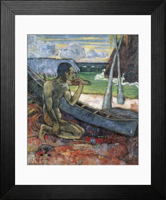 Framed Print : GAUGUIN, Paul (1848-1903). The Poor Fisherman. 1896. Post-Impressionism. Oil on canvas. BRAZIL. Sao Paulo. Sao Paulo Museum of Art. AISA / Everett Collection**US SALES ONLY** Framed Print : GAUGUIN, Paul (1848-1903). The Poor Fisherman. 1896. Post-Impressionism. Oil on canvas. BRAZIL. Sao Paulo. Sao Paulo Museum of Art. AISA / Everett Collection**US SALES ONLY**