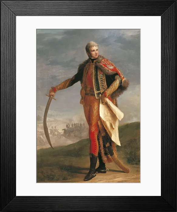 Framed Print : PERRIN, Jean Charles-Nicaise (1754-1831). Jean Lannes, Duke of Montebello. 1805-1810. Oil on canvas. FRANCE. Versailles. National Museum of Versailles
