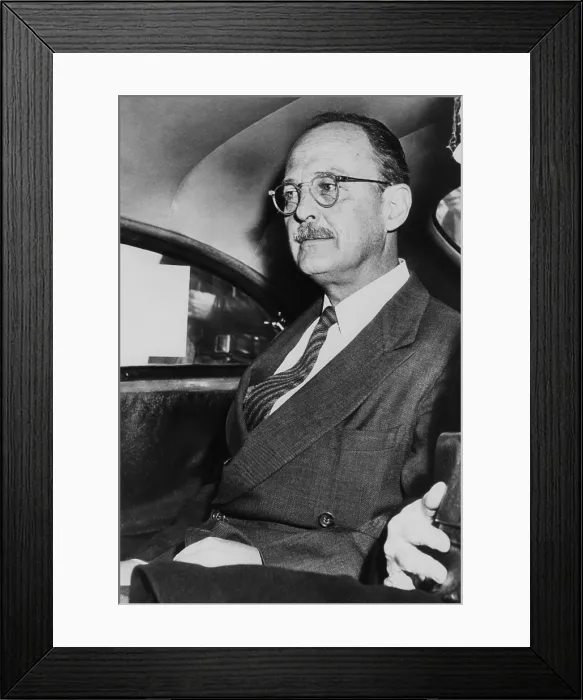 Framed Print : Owen Lattimore, at Federal District Court after pleading innocent pleading lying to Senate in 1950. Dec. 12, 1952 Framed Print : Owen Lattimore, at Federal District Court after pleading innocent pleading lying to Senate in 1950. Dec. 12, 1952