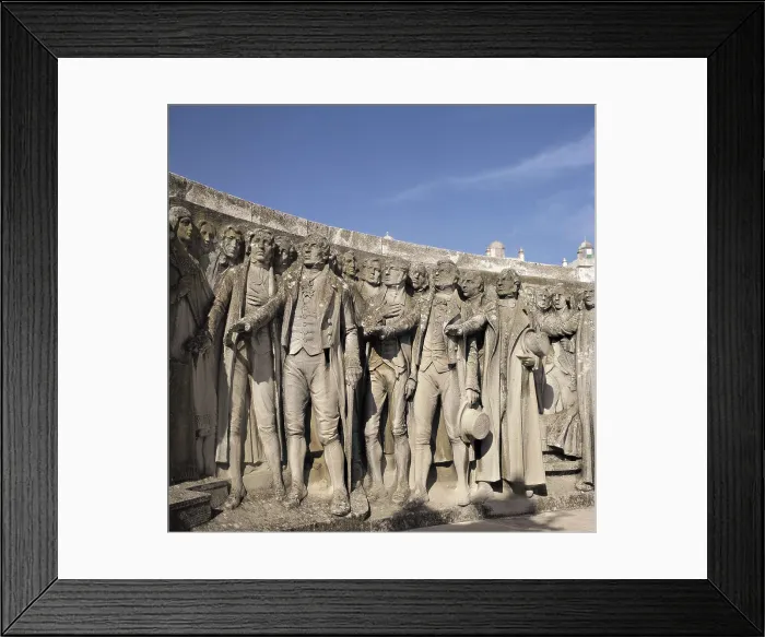 Framed Print : MARINAS GARCIA, Aniceto (1866-1953). Monument to Cdiz Cortes of 1812. 1913. SPAIN. Cdiz. Spain Square. Detail. Sculpture. AISA / Everett Collection**US SALES ONLY**