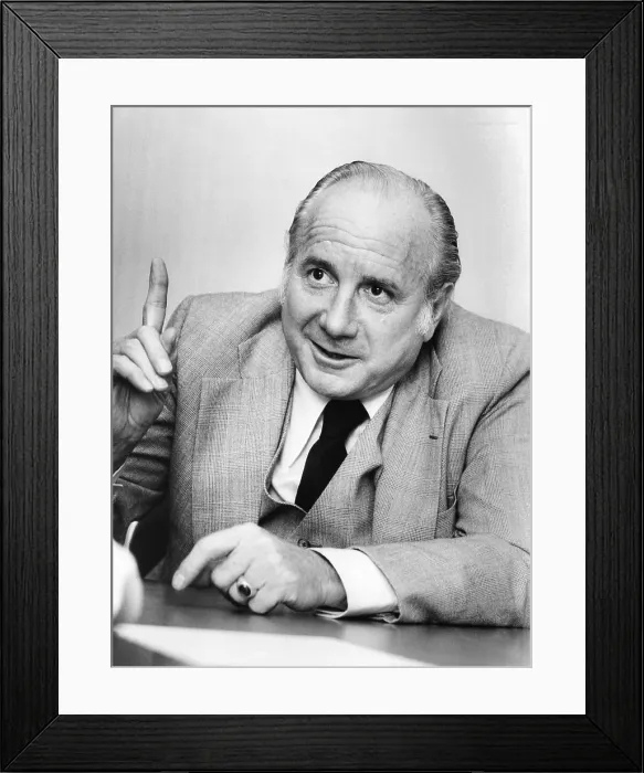 Framed Print : Bobby Baker after his release from prison for fraud, theft, and income tax evasion. Ca. Aug. 1973. In the 1950s he was Secretary to the Senate Majority Leader, Lyndon Johnson