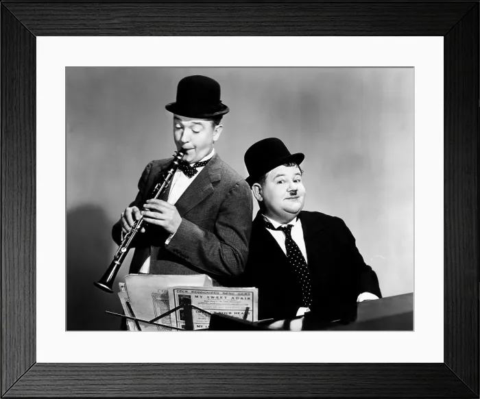 Framed Print : SAPS AT SEA, from left: Stan Laurel, Oliver Hardy, 1940