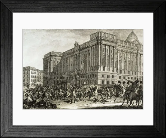 Framed Print : Spain. Peninsular War (1808-1814). The Second of May in Madrid (1808). Etching. SPAIN. Madrid. Municipal Museum. AISA / Everett Collection**US SALES ONLY**