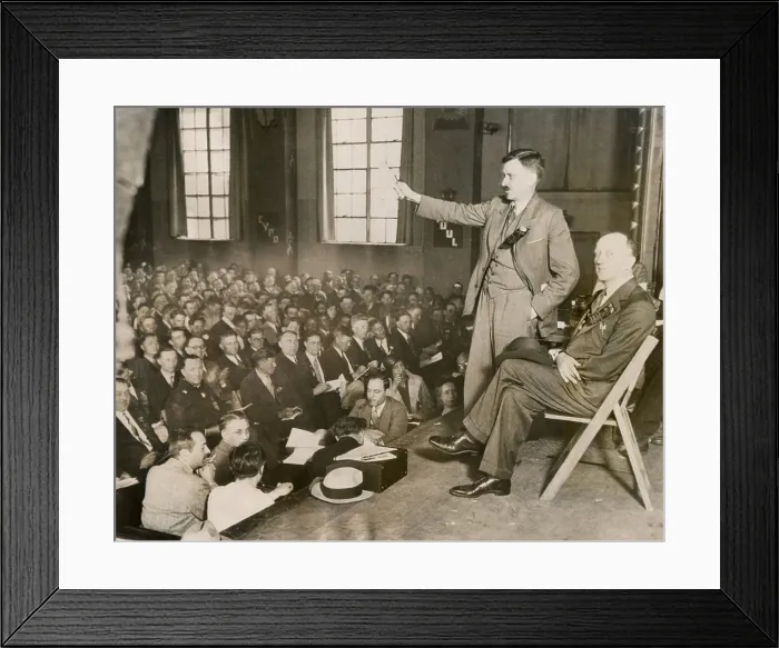 Framed Print : Earl Browder, making the keynote address at the Communist Party Convention, Chicago, May 29, 1932 Framed Print : Earl Browder, making the keynote address at the Communist Party Convention, Chicago, May 29, 1932