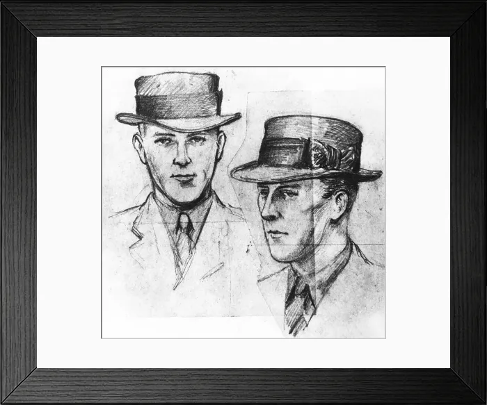 Framed Print : The resemblance to Bruno Hauptmann is self-evident, read the Sept. 1934 ACME Newspictures caption Framed Print : The resemblance to Bruno Hauptmann is self-evident, read the Sept. 1934 ACME Newspictures caption