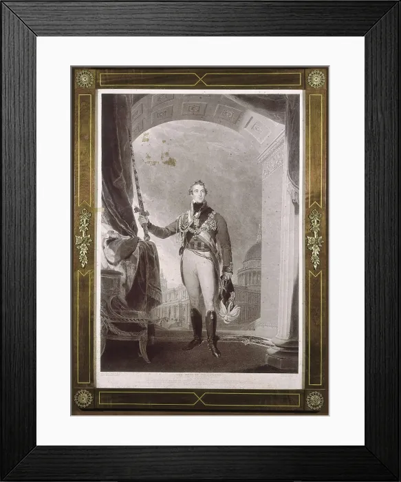 Framed Print : Wellington, Arthur Wellesley, 1st Duke of (1769-1852). Engraving. SPAIN. Vitoria. Museum of the Armera (armoury). AISA / Everett Collection**US SALES ONLY** Framed Print : Wellington, Arthur Wellesley, 1st Duke of (1769-1852). Engraving. SPAIN. Vitoria. Museum of the Armera (armoury). AISA / Everett Collection**US SALES ONLY**