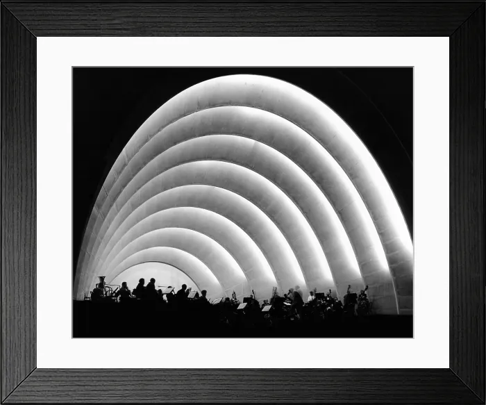 Framed Print : The stage and shell of the Hollywood Bowl was built in 1929. After much controversy, it was replaced for the 2004 season. (CSU_ALPHA_1744) CSU Archives / Everett Collection