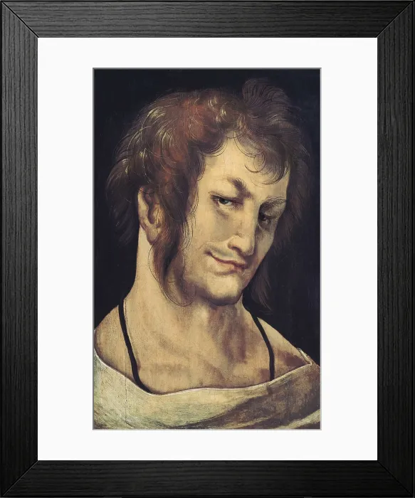 Framed Print : SCHUFELEIN, Hans Leonard (1483-1539). Head of a Man (Jnglingskopf). 1511. Renaissance art. Oil on canvas. AUSTRIA. Vienna. Kunsthistorisches Museum Vienna (Museum of Art History) Framed Print : SCHUFELEIN, Hans Leonard (1483-1539). Head of a Man (Jnglingskopf). 1511. Renaissance art. Oil on canvas. AUSTRIA. Vienna. Kunsthistorisches Museum Vienna (Museum of Art History)