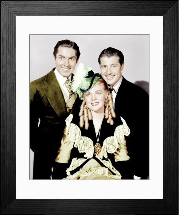 Framed Print : IN OLD CHICAGO, from left: Tyrone Power, Alice Faye, Don Ameche, 1937. 20th Century-Fox Film Corporation, TM & Copyright / courtesy Everett Collection Framed Print : IN OLD CHICAGO, from left: Tyrone Power, Alice Faye, Don Ameche, 1937. 20th Century-Fox Film Corporation, TM & Copyright / courtesy Everett Collection