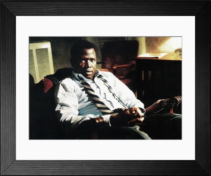 Framed Print : IN THE HEAT OF THE NIGHT, Sidney Poitier, 1967