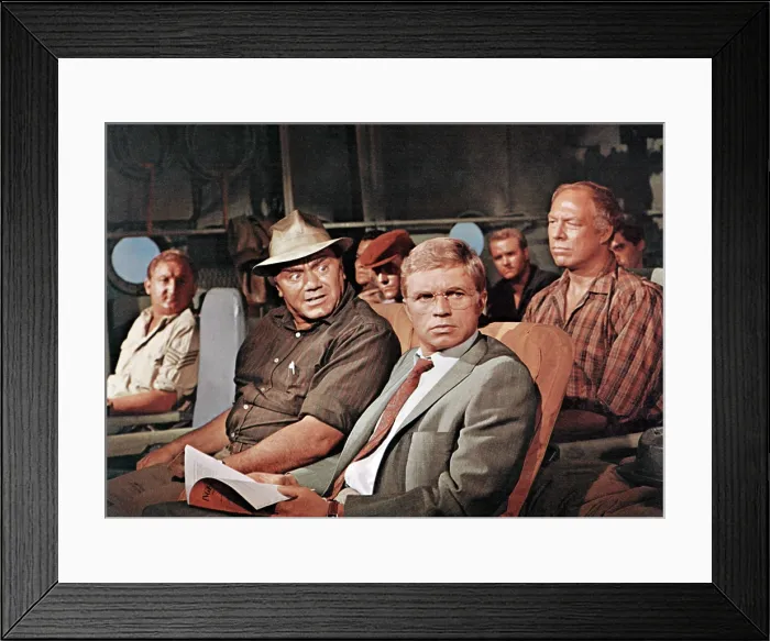 Framed Print : THE FLIGHT OF THE PHOENIX, from left: Ernest Borgnine, Hardy Kruger, 1965. 20th Century Fox-Film Corporation, TM & Copyright / courtesy Everett Collection Framed Print : THE FLIGHT OF THE PHOENIX, from left: Ernest Borgnine, Hardy Kruger, 1965. 20th Century Fox-Film Corporation, TM & Copyright / courtesy Everett Collection